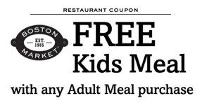 Boston Market: Free Kids Meal