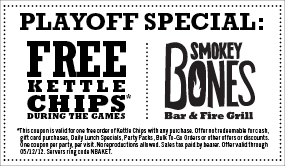smokey bones playoff special