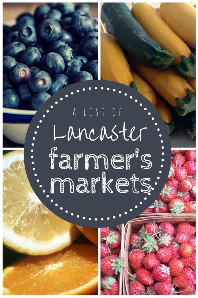 Lancaster County Farmer's Markets