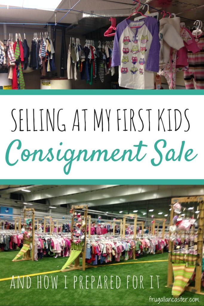 Selling at my first kids consignment sale and how I prepared for it