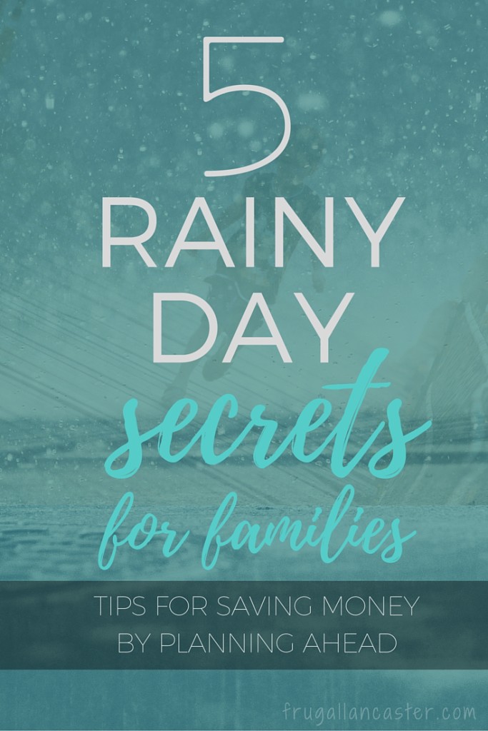 secrets for rainy day plan with kids