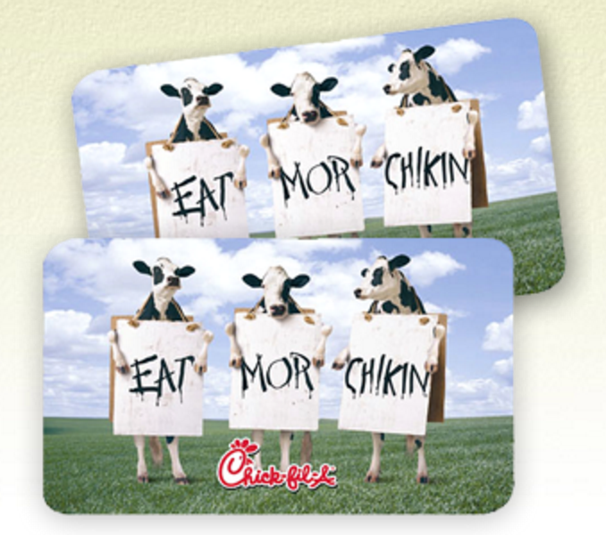 chick fil a giftcard
