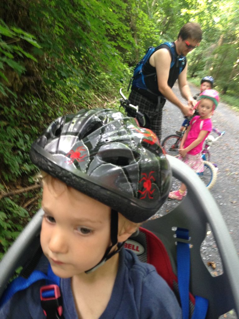 lebanon valley rails to trails bicycle ride with kids