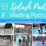 Splash Pads and wading pools summer water fun free in lancaster county