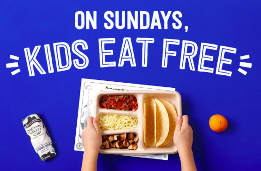 free kids meal chipotle september