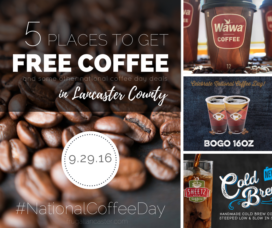 free coffee in lancaster county national coffee day