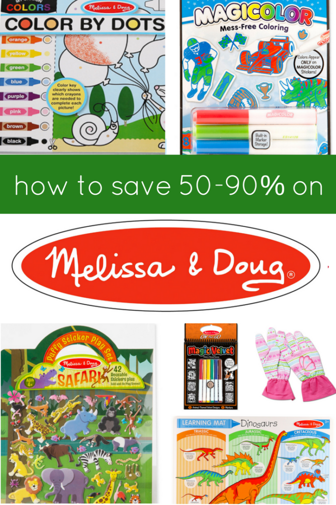 how to save on melissa and doug