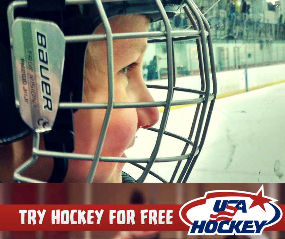 try hockey for free day, lancaster kids hockey rink