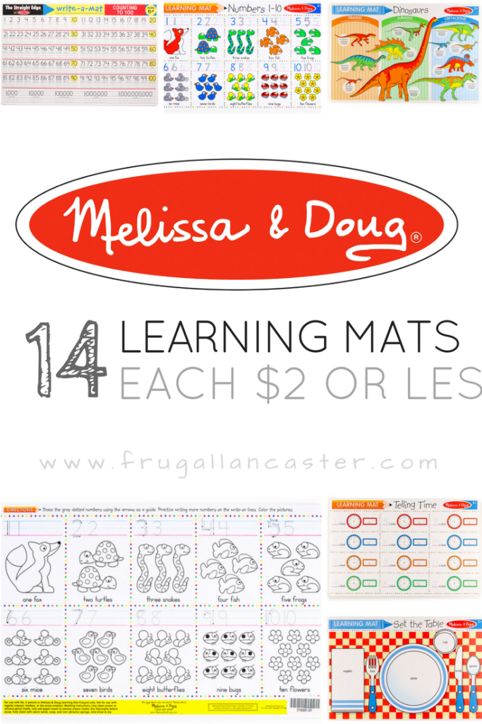 melissa and doug learning mats