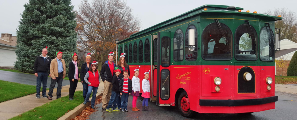 jingle bell trolley tour ephrata christmas event