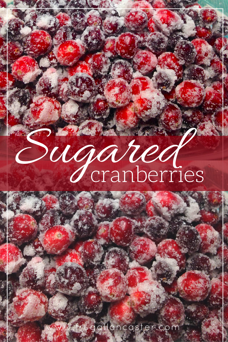 sugared cranberries holiday thanksgiving christmas crowd-pleasing recipe