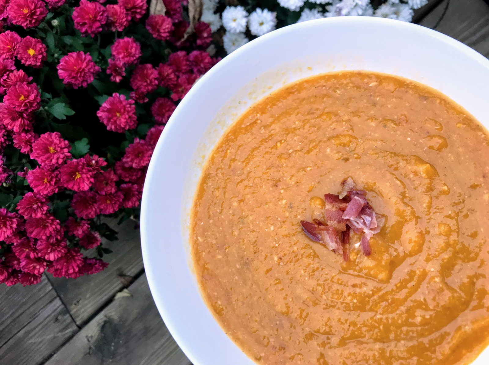roasted butternut squash soup with bacon recipe