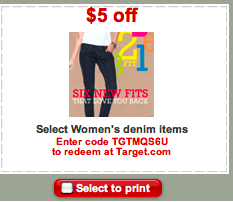 target coupon