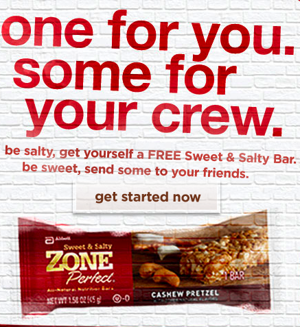 free zone perfect sweet and salty bar