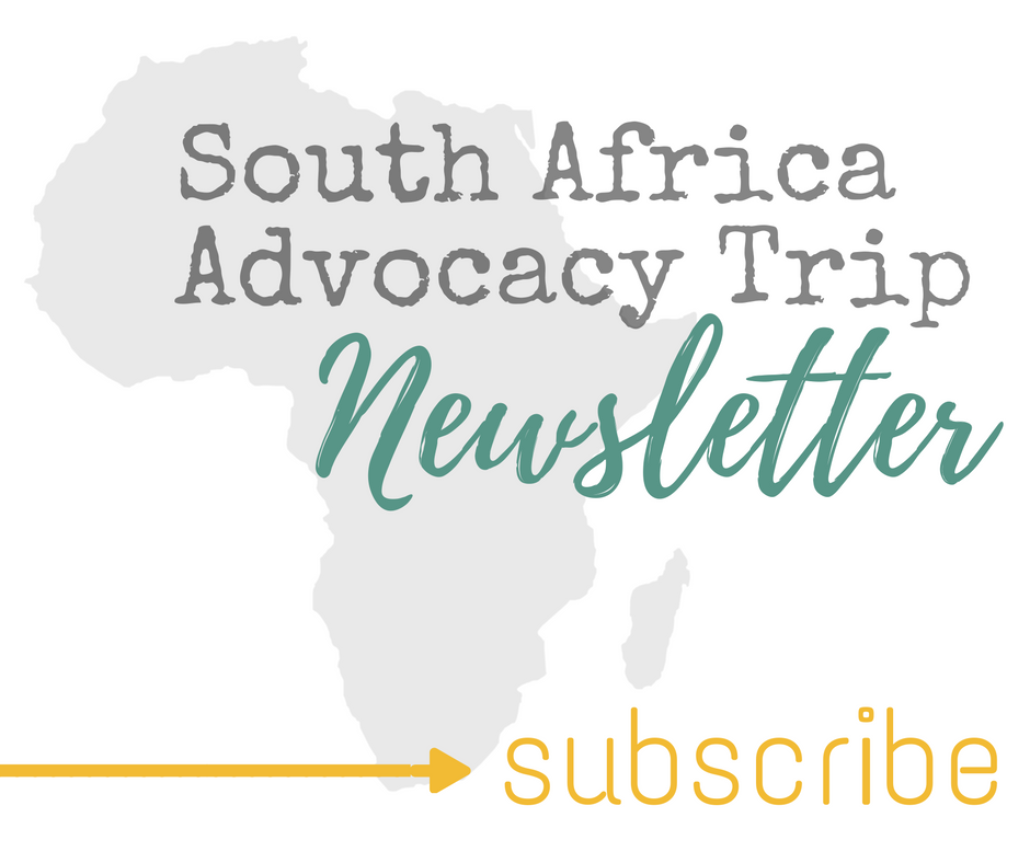 south africa trip newsletter