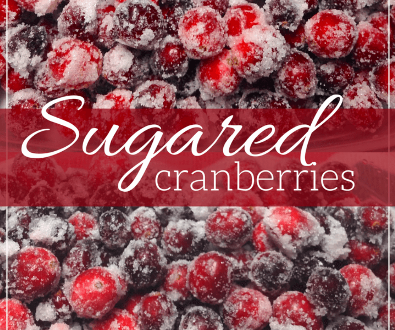 sugared cranberries recipe