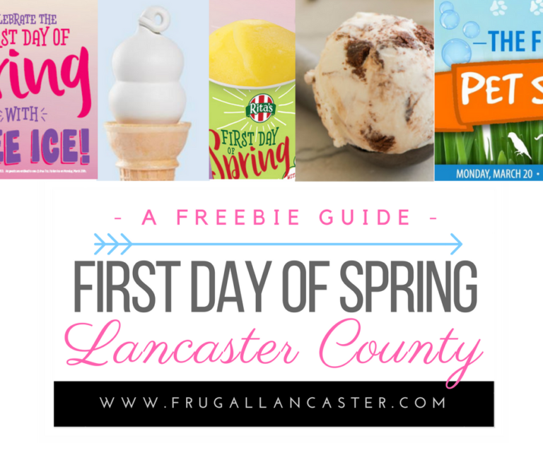 First Day of Spring Freebies in and around Lancaster County Frugal