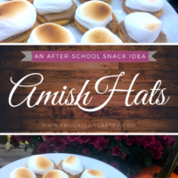 Amish Hats {A Simple After-School Snack Idea}