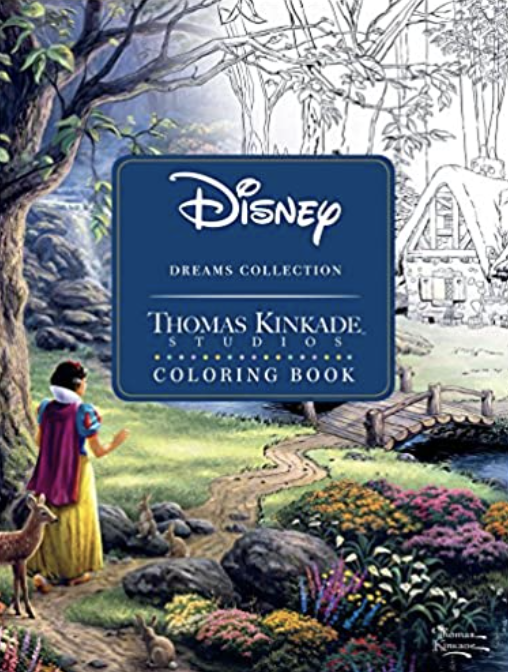 Disney Dreams Collection Thomas Kinkade Coloring Book