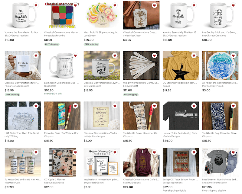 80+ Etsy Gifts for Classical Conversations Tutors